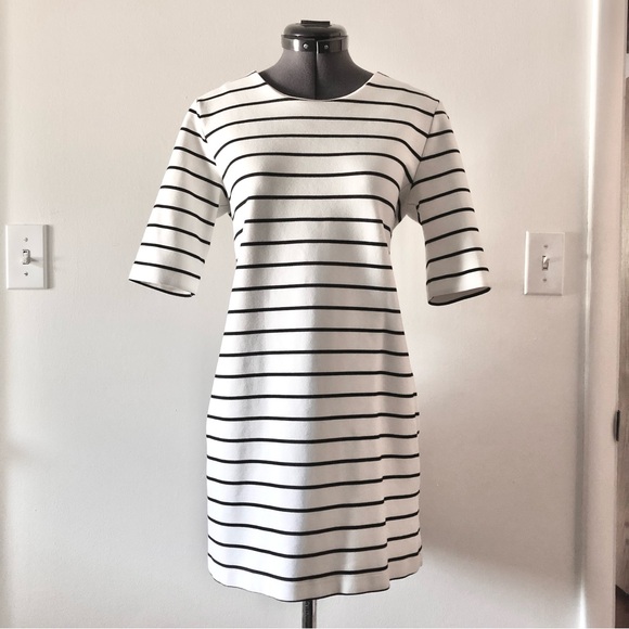 Cute Retro 60s Striped Mini Shift Dress - Picture 6 of 6